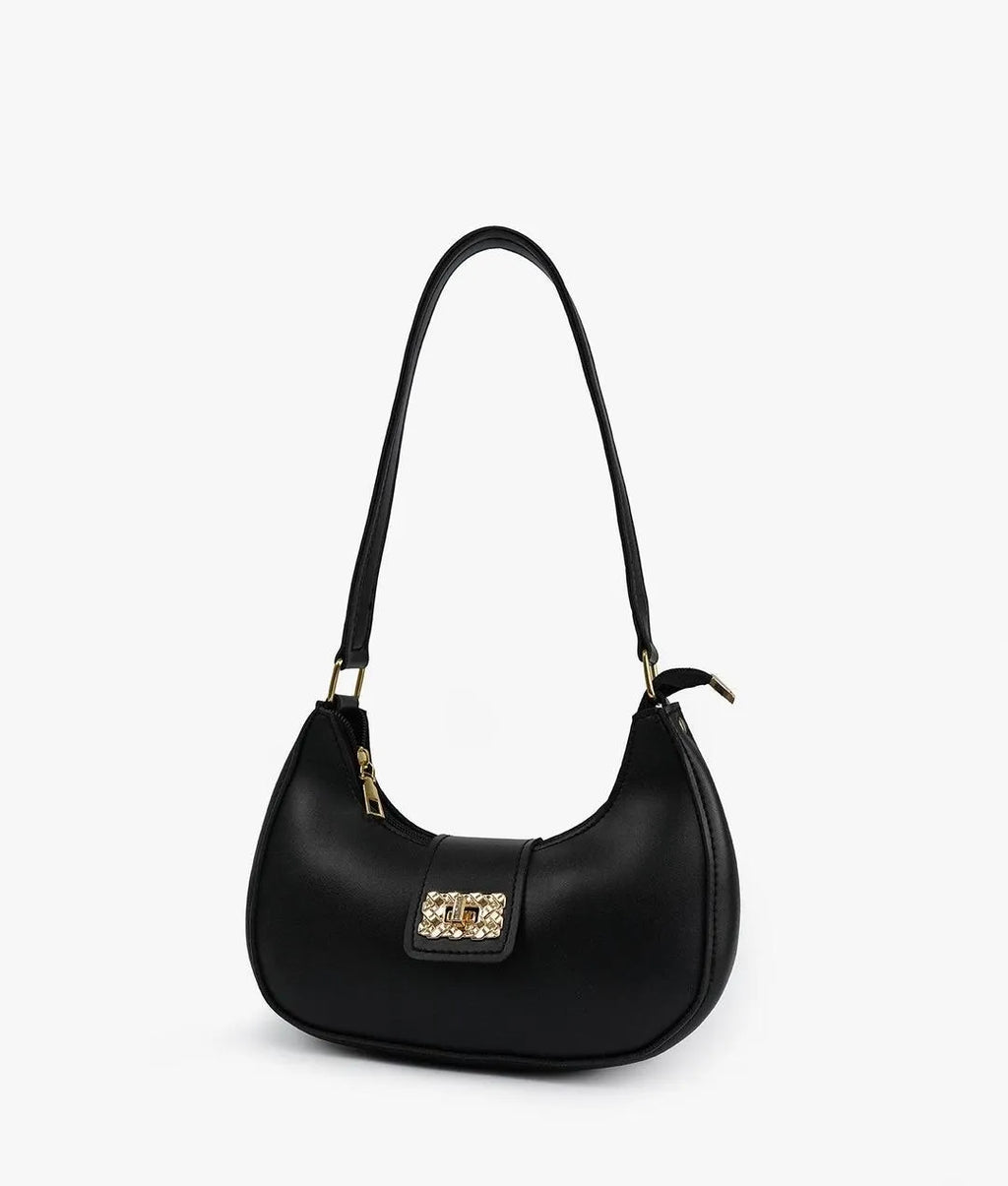 Girl's PU Leather Plain Bag